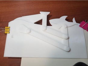tiburón banco artilugio 3d print model - Mito3D