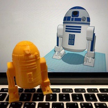 simple r2d2 tinkercad education eunny madewithtinkercad models starwars 3d print model - Mito3D