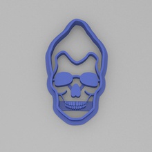cranio cookie cutter 2 articoli per la casa cookiecutter di halloween 3d print model - Mito3D