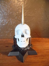kafatası spike sanat kafatasları 3d print model - Mito3D