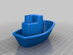 küçük tekne oyuncaklar 3d print model - Mito3D