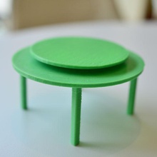 small turn table toys 3d print model - Mito3D