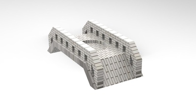 culebra de escalera - puente los juguetes 3d print model - Mito3D