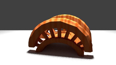 snakeandladders-bridge toys 3d print model - Mito3D