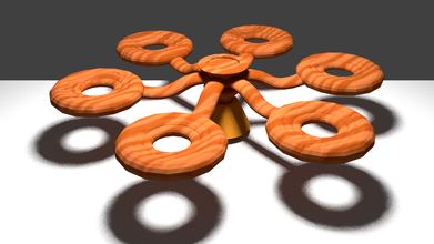 snakeandladders-roundabout oyuncaklar 3d print model - Mito3D