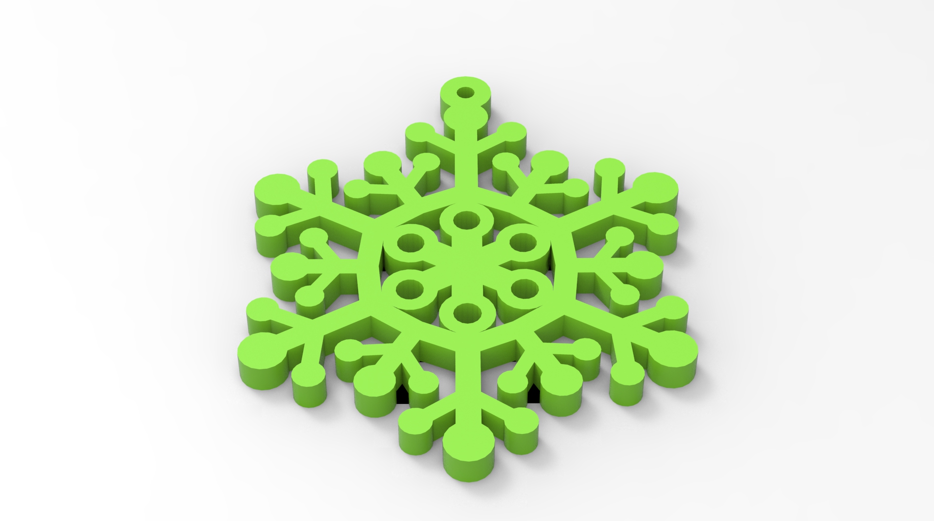 snowflakes 5 art christmas decor decoration snow 3D print model - Mito3D