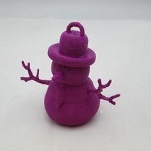 muñeco de nieve los juguetes navidad 3d print model - Mito3D