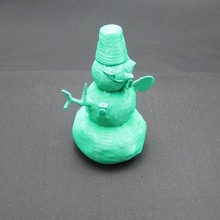 muñeco de nieve los juguetes navidad 3d print model - Mito3D