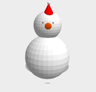 snowman belleyeh324 3d print model - Mito3D