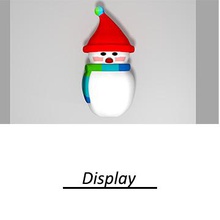 kardan adam görüntüler sanat Noel dekor ekran 3d print model - Mito3D