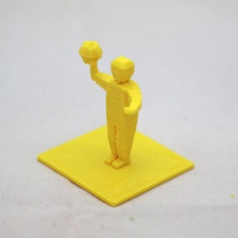 giocatore di calcio ha ottenuto la palla i giocattoli Fifa 2014 3d print model - Mito3D