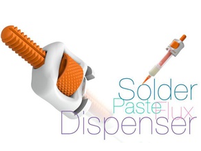 solder paste fluxdispenser tools dispenser flux 3d print model - Mito3D