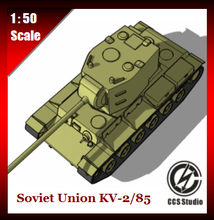 sovyet Birlik kv 2 85 oyuncaklar tank savaş ii 3d print model - Mito3D