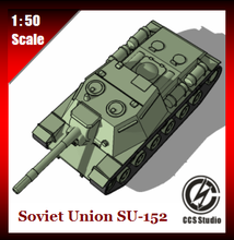 soviet union su-152 toys tank war ii 3d print model - Mito3D