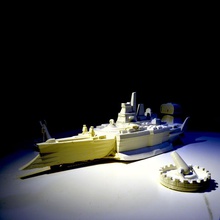 l'espace de bataille navale les jouets 2014 des trucs cool navire 3d print model - Mito3D