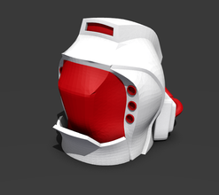 space helmet 20 duo 3d print model - Mito3D