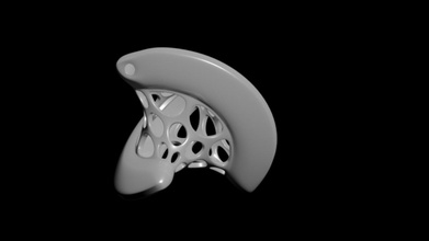 sphericon necklase Mode bracelit 3d print model - Mito3D