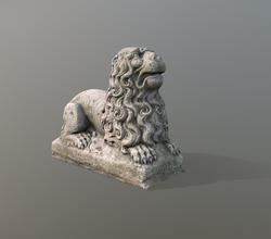 sphinx Lion art 3d print model - Mito3D