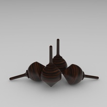 spinning top 4 i giocattoli giappone, nuovo anno 3d print model - Mito3D