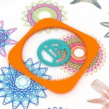 spirograph - çokgenler eğitim sanat vites spiral oyuncak 3d print model - Mito3D