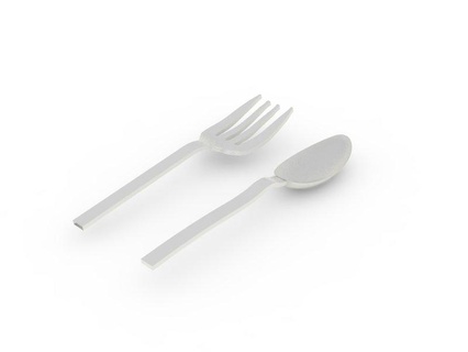 spoon fork ecka spoonandfork 3d print model - Mito3D
