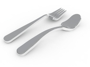 spoon fork housewares spoonandfork 3d print model - Mito3D