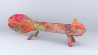 squirrel rice paddle housewares color 3d print model - Mito3D