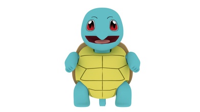 squirtle toys color pokemon 3d print model - Mito3D
