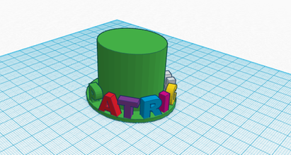 st patrick day - top hat art 3d print model - Mito3D