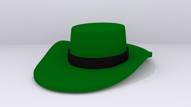 st patricks day hat fashion color 3d print model - Mito3D