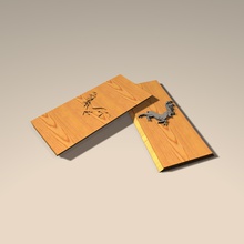stamp template - stag sigil art 3d print model - Mito3D