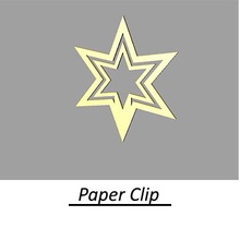 starclip office clip organizzatore stella 3d print model - Mito3D