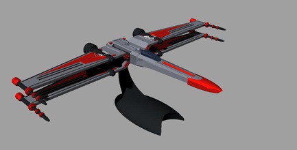 starwars ispirato nave spaziale i giocattoli darth vader jedi luke skywalker sith xwing combattente astronave 3d print model - Mito3D