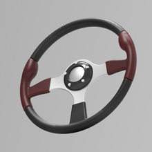 steering wheel my way day art 3d print model - Mito3D