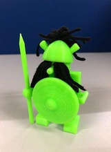 string model hairy gnome 1 toys man yarn 3d print model - Mito3D