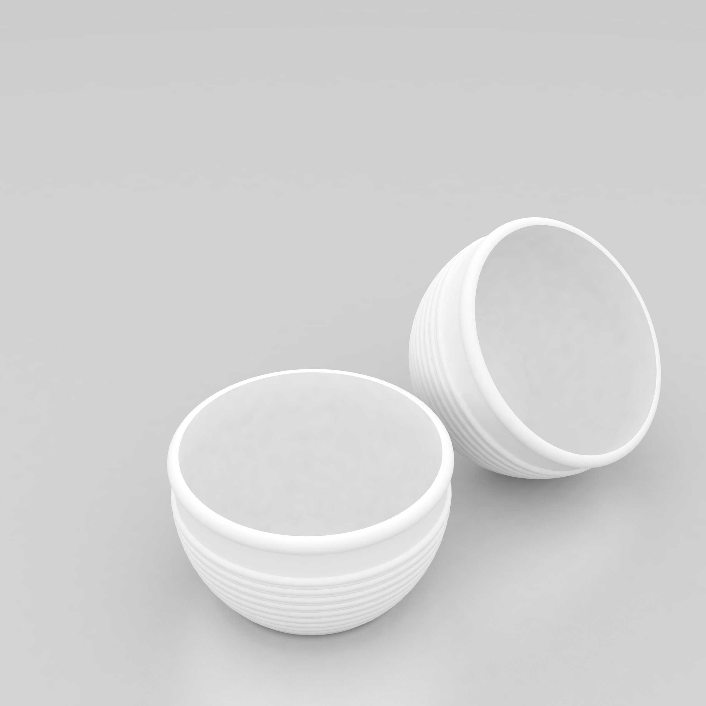 rayas pot 4 artículos para el hogar la olla de 3D print model - Mito3D