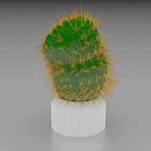 gestreifte vase 2 Haushaltswaren 3d print model - Mito3D