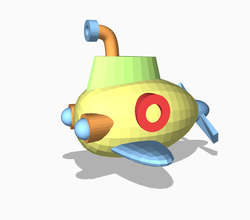 denizaltı oyuncaklar 3d print model - Mito3D