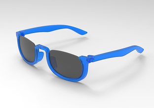 sunglass moda gözlük çerçeve erkek güneş gözlüğü 3d print model - Mito3D