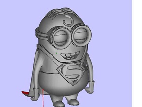 super-minion - Spielzeug minion superman 3d print model - Mito3D