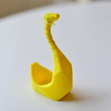swan fork holder housewares 3d print model - Mito3D