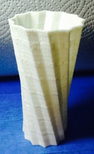 t2 spiral vase 1stl art flower pencil holder 3d print model - Mito3D