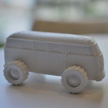 t-bus-big wheel - Spielzeug 3d print model - Mito3D