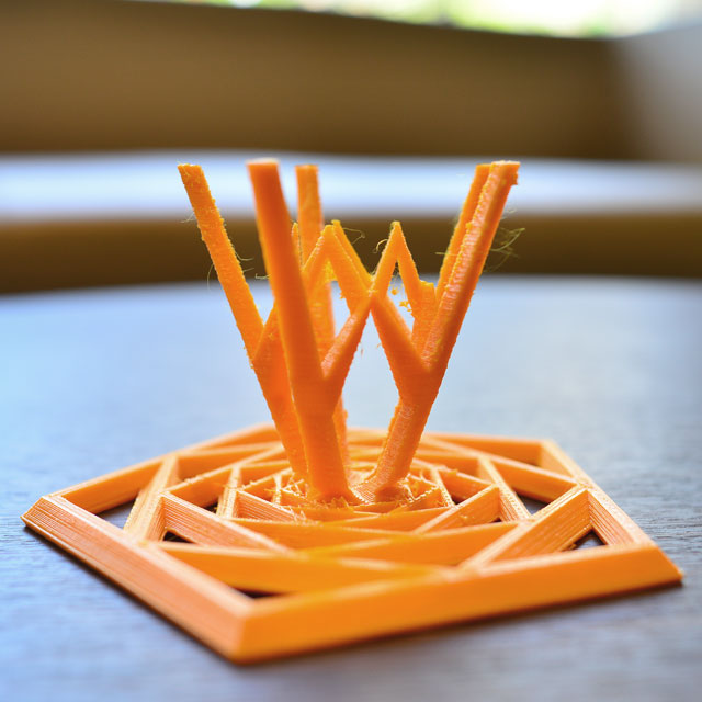 table de fil pentagone les articles ménagers 3D print model - Mito3D