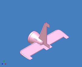tail section toys model airplane 3d print model - Mito3D