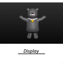 taipei ours les jouets l'ours couleur 3d print model - Mito3D