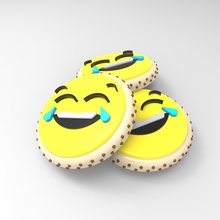 tears joy cookies national cookie day art 3d print model - Mito3D