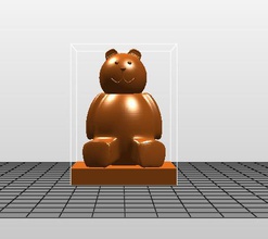 oso de peluche los juguetes animal 3d print model - Mito3D