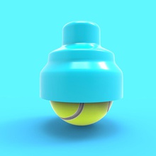 tennis-ball-Massagegerät b Haushaltswaren Juli wta2016 3d print model - Mito3D