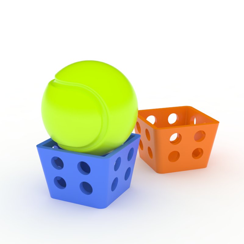 tennis-ball-stand - Korb Haushaltswaren 2016 ball stand tennis wta 3D print model - Mito3D